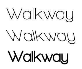 Walkway Web Font