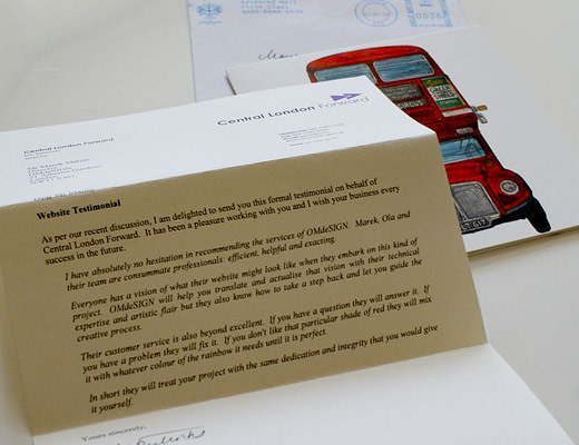 City of London Thank You Letter